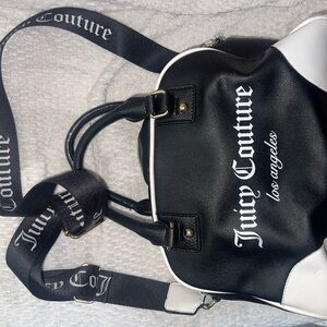 Juicy Couture Black and White Logo Bag